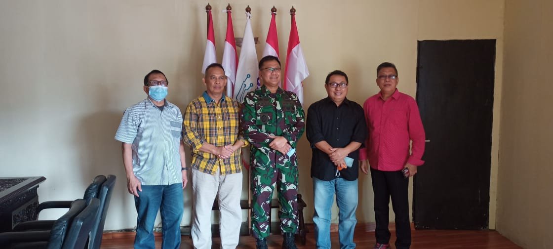 Mayjen TNI Joko Warsito Sambangi Markas SMSI